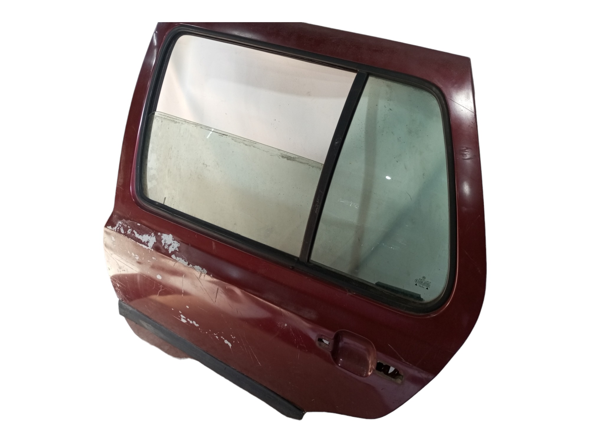 Porta Golf 93 94 95 96 97 98 Traseira Esquerda Volkswagen Traseira Esquerdo Vermelho 2