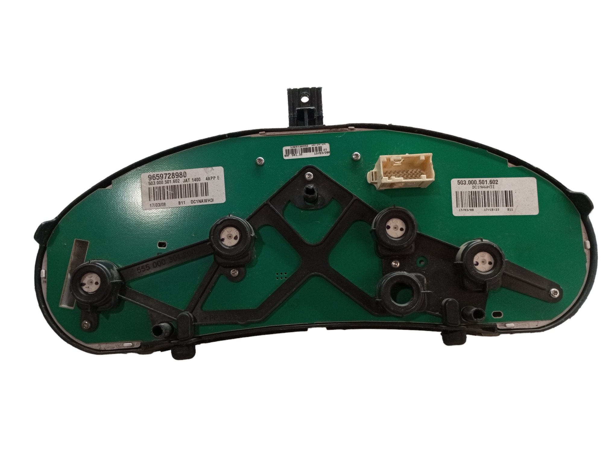Painel Instrumento Peugeot 206 99 2003 2005 2008 Velocímetro Preto 7