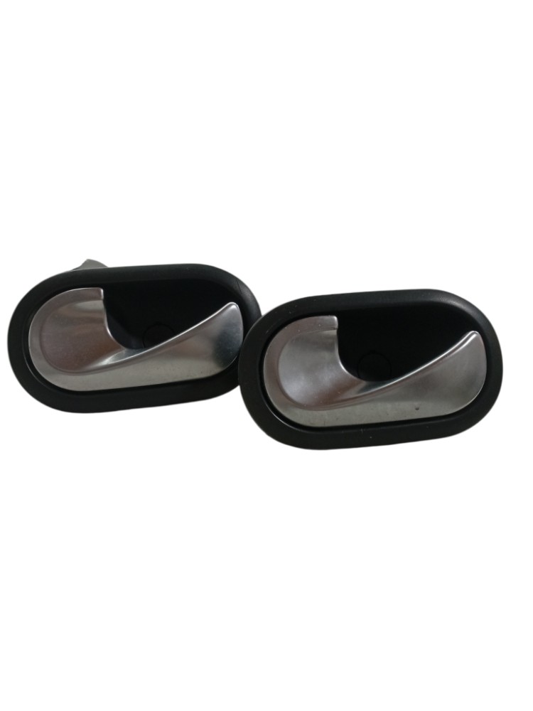 Mancaneta Interna Renault Megane Scenic 2007 Par Esquerda Preto Dianteira 1