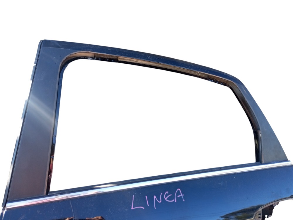 Porta Fiat Linea 2008 2010 2012 2014 Traseira Esquerda Usada Traseira Esquerda Preto 2