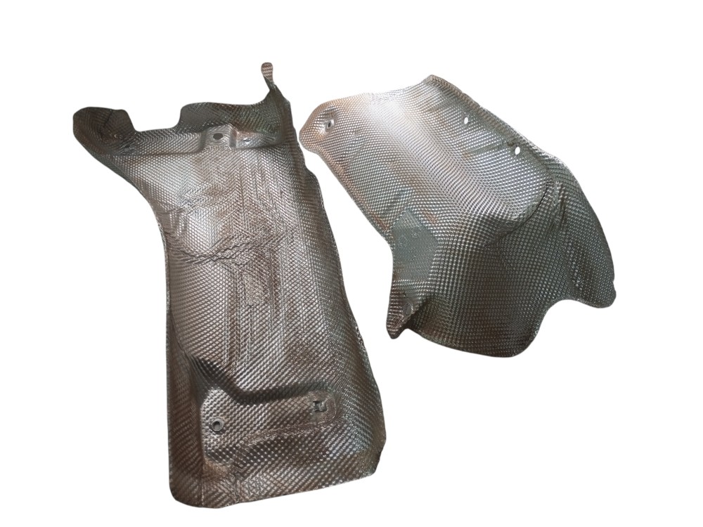 Defletor Protetor Calor Escape Peugeot 308 2013 2014 Thp 1.6 3