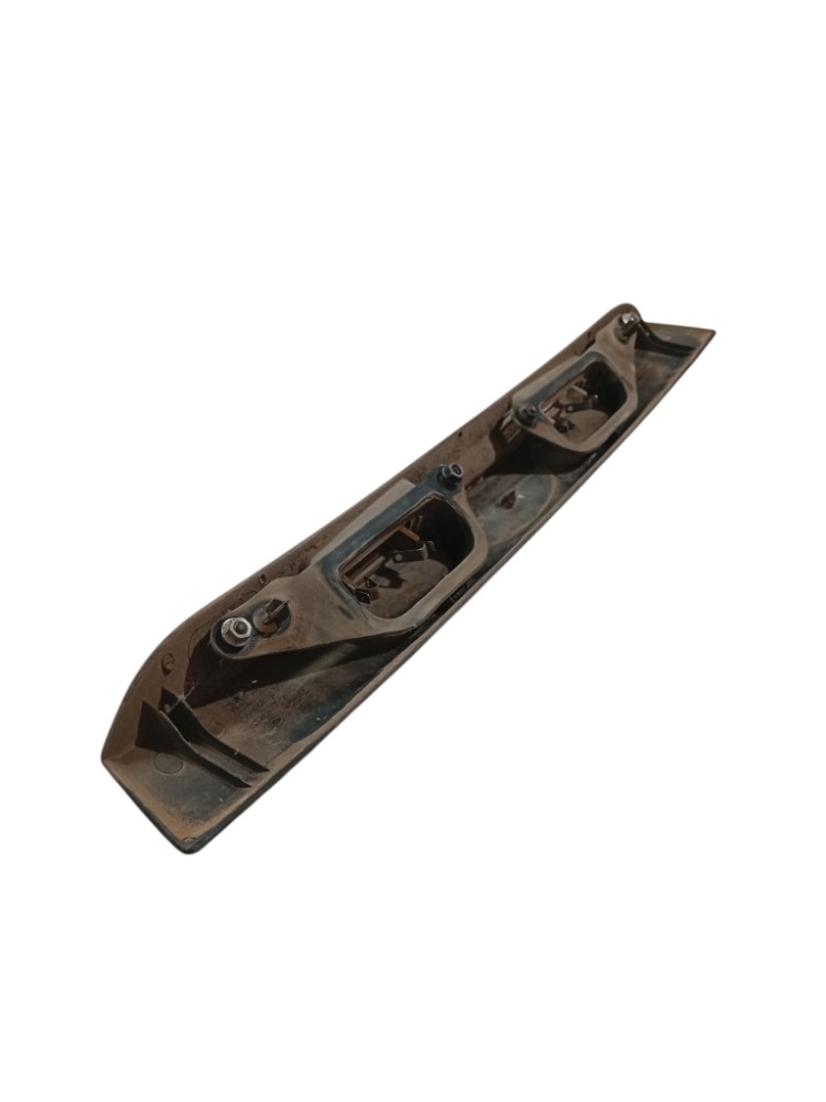 Moldura Acabamento Luz Placa Tampa Traseira Ford Ka 2009 Preto 5