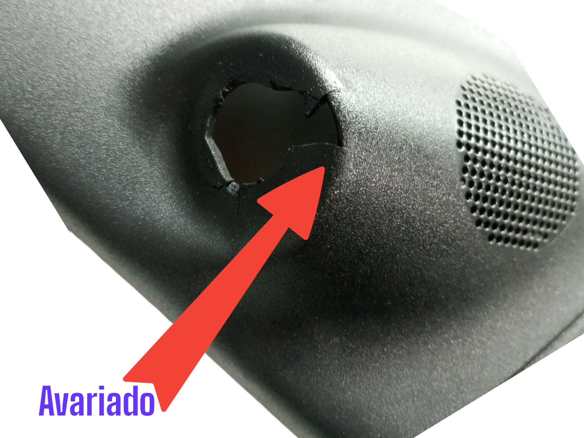 Macaneta Acabamento Retrovisor Palio 2002 2008 Kit Porta  Preto Dianteira 1