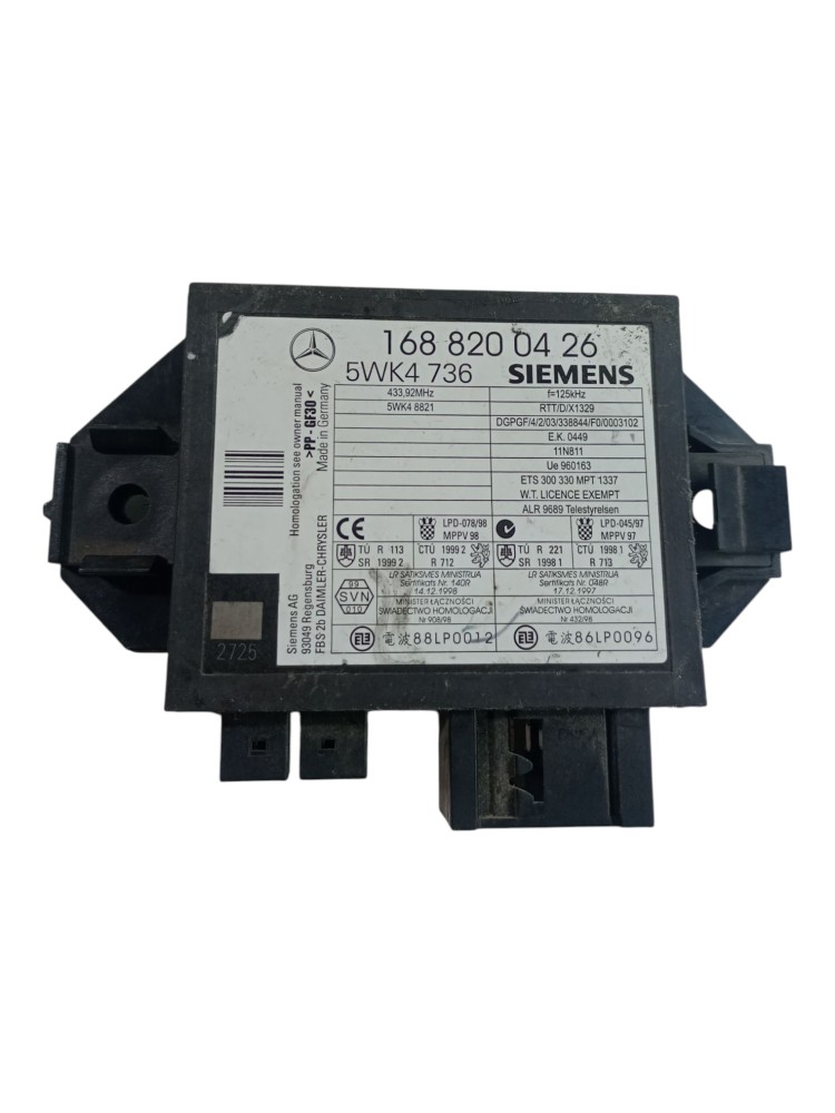 Modulo Imbobilizador Mercedes A160 A190 99 2000 2001 2002