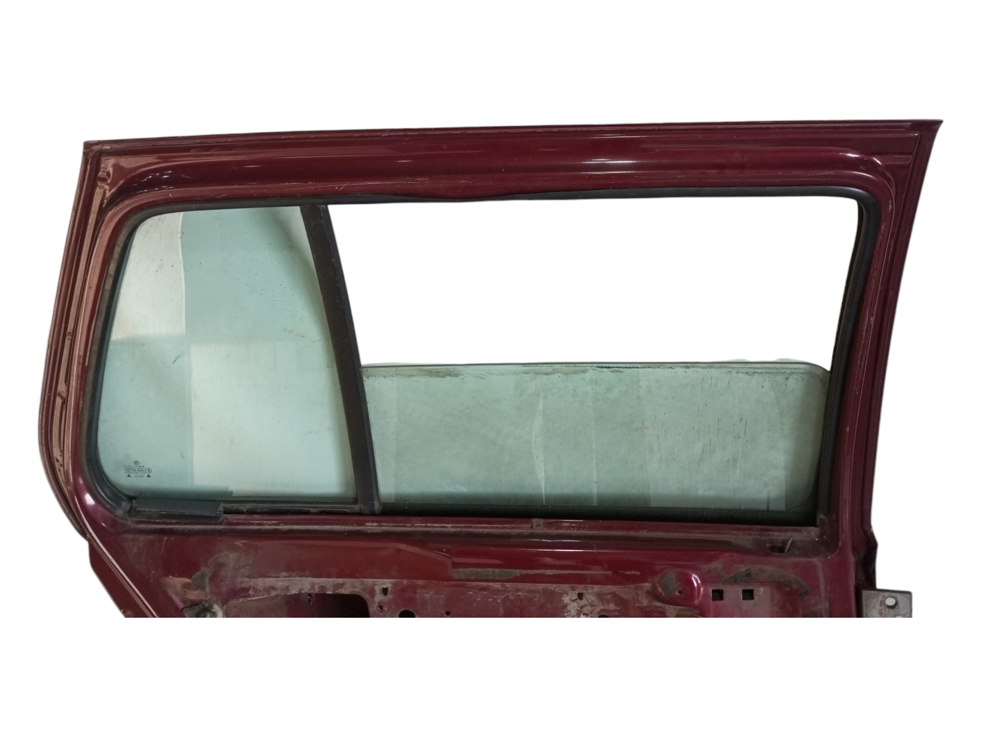 Porta Golf 93 94 95 96 97 98 Traseira Esquerda Volkswagen Traseira Esquerdo Vermelho 4