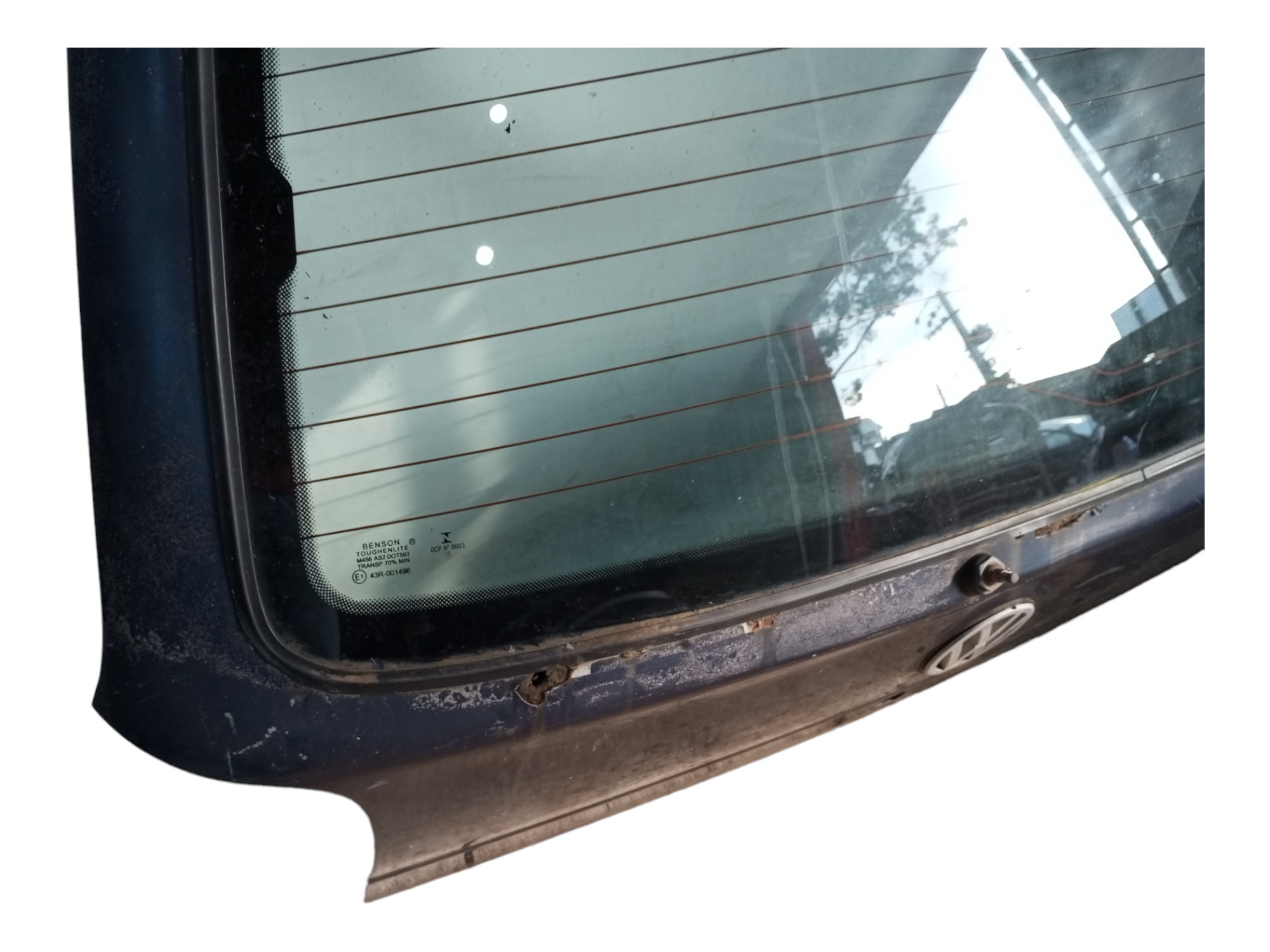 Tampao Tampa Traseira Gol Mi 97 98 99 2000 Porta Malas Vw Azul 5