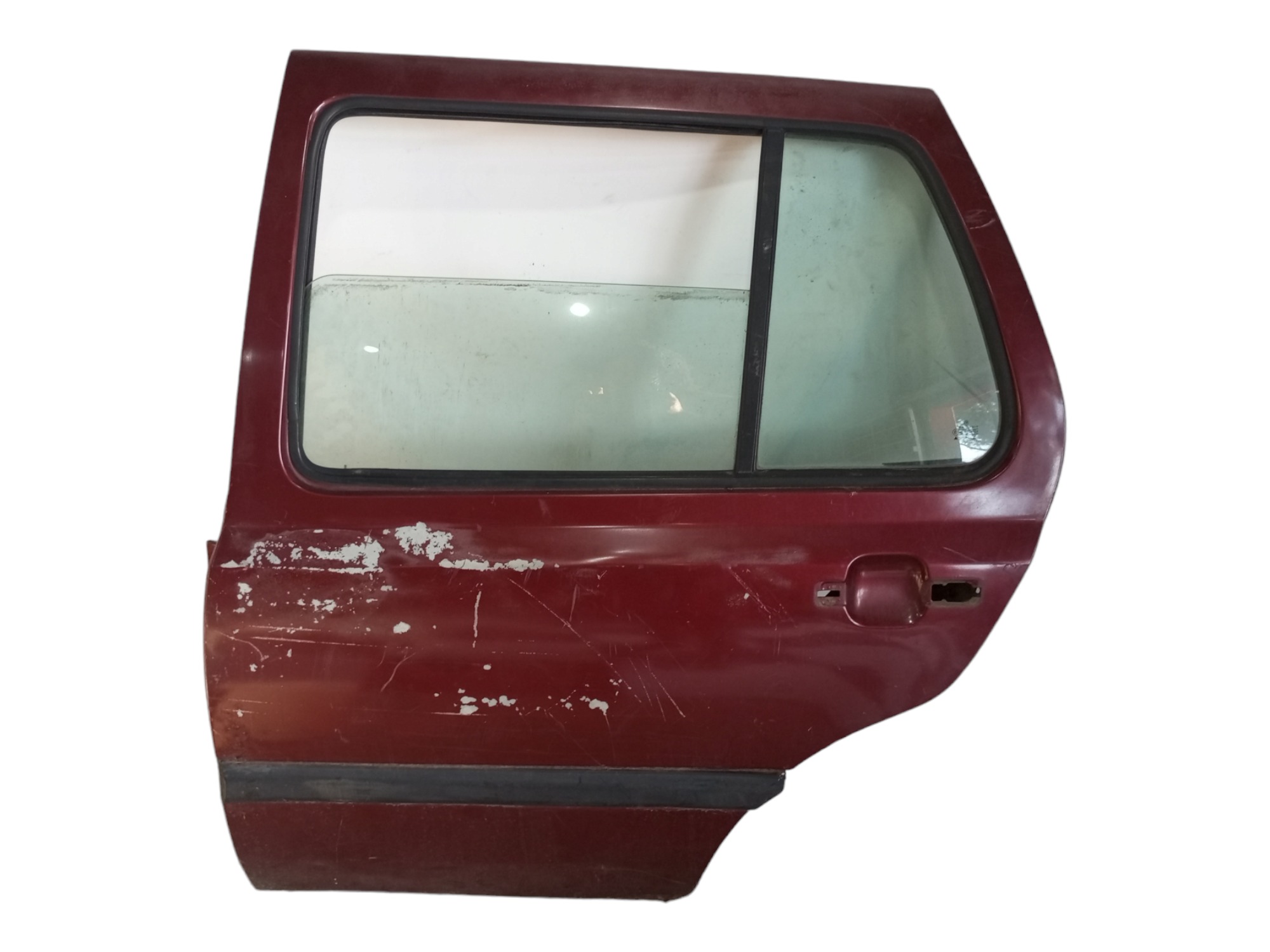 Porta Golf 93 94 95 96 97 98 Traseira Esquerda Volkswagen Traseira Esquerdo Vermelho 1