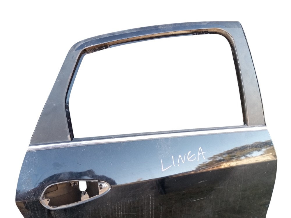 Porta Fiat Linea 2008 2010 2012 2014 Traseira Direita Usads Traseira Direita Preto 6