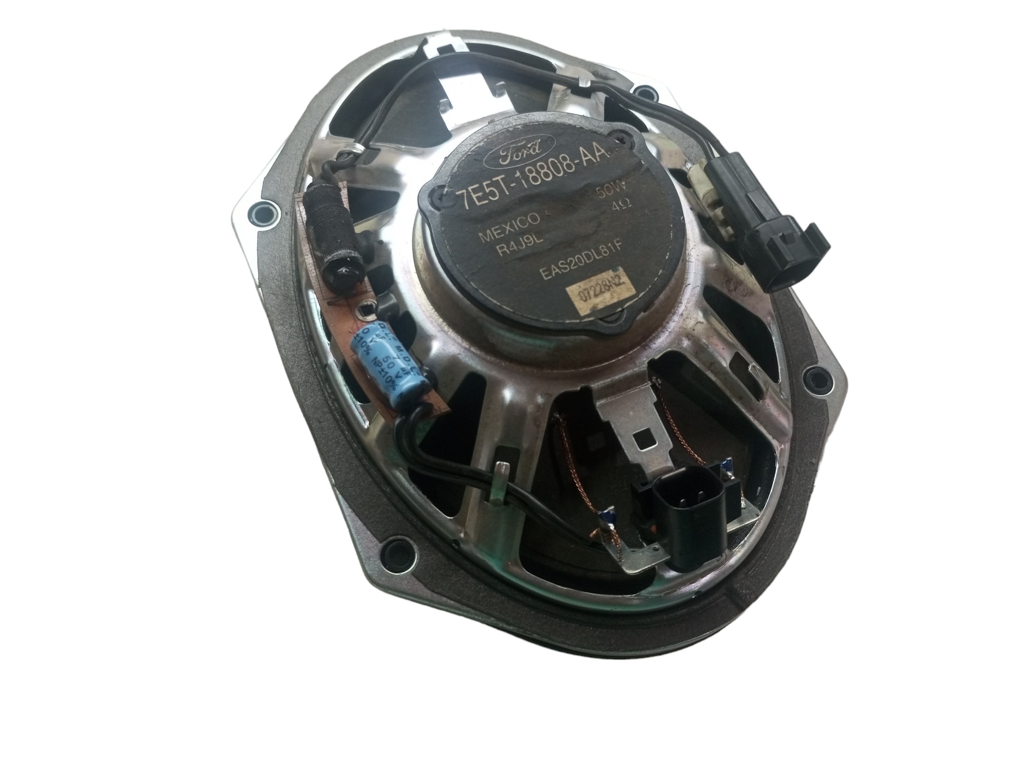 Alto Falante Ford Fusion 2007 2008 2009 Dianteiro Porta Preto 6