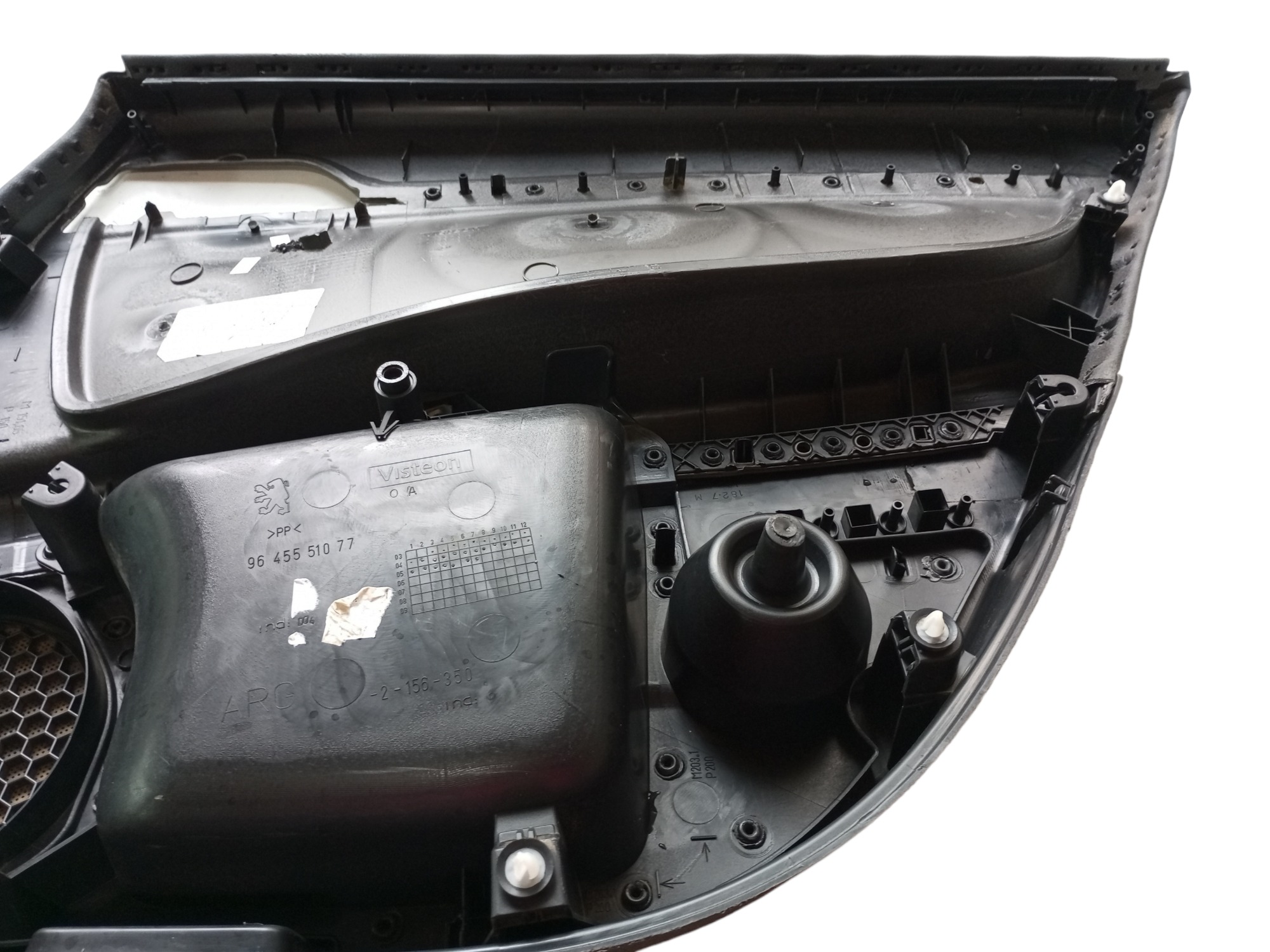 Forro Porta Peugeot 407 2004 2009 2011 Traseiro Esquerdo Preto 5