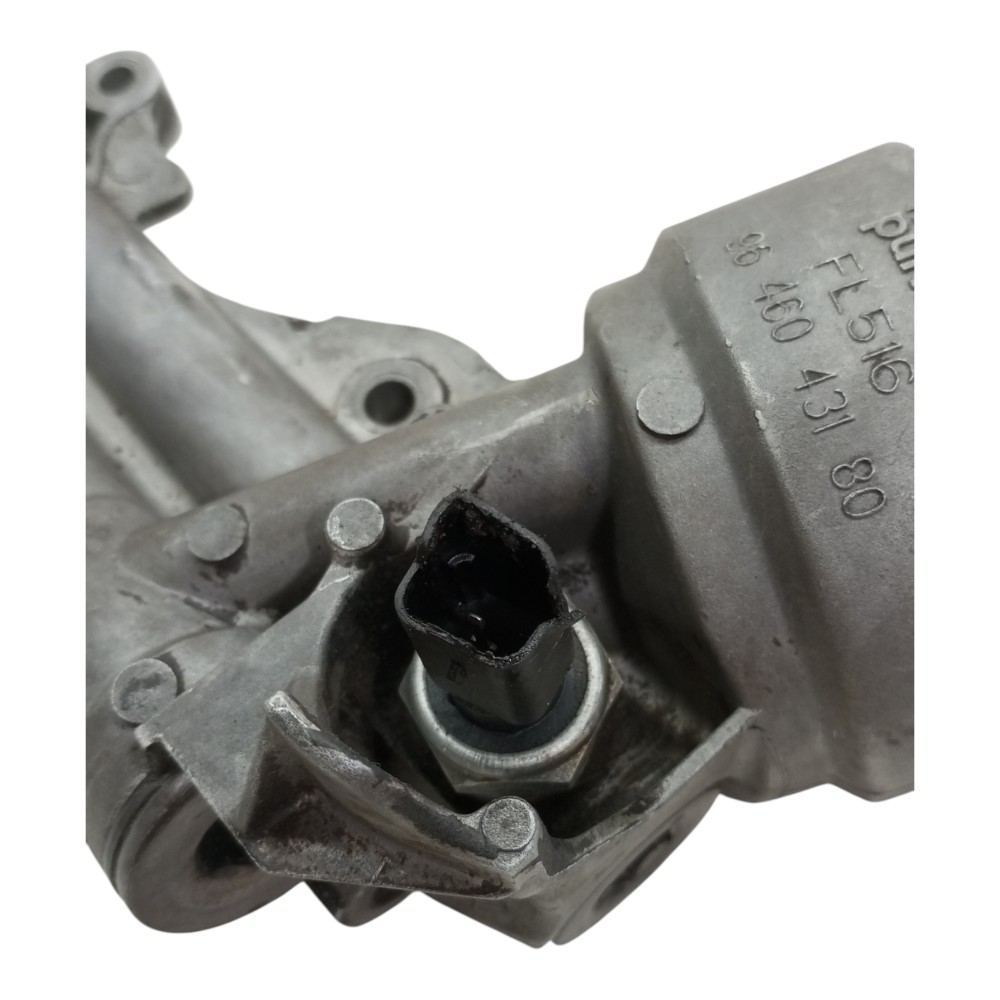 Suporte Filtro Oleo Peugeot 206 207 1.4 2004 2013 Original Preto 6