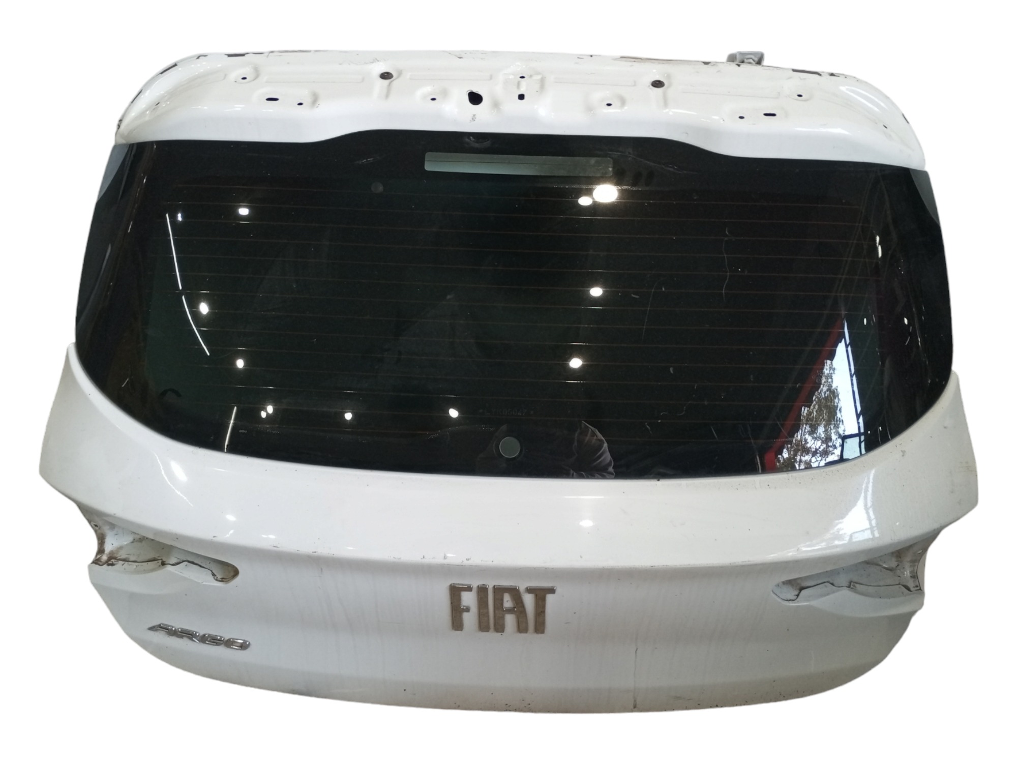 Tampao Tampa Traseira Fiat Argo Drive 2019 2020 2021 2023 Branco 1