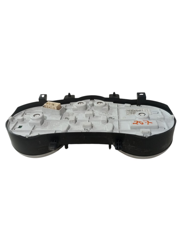 Painel Instrumento Central Peugeot 207 Passion 1.4 2008 2009 Preto 5