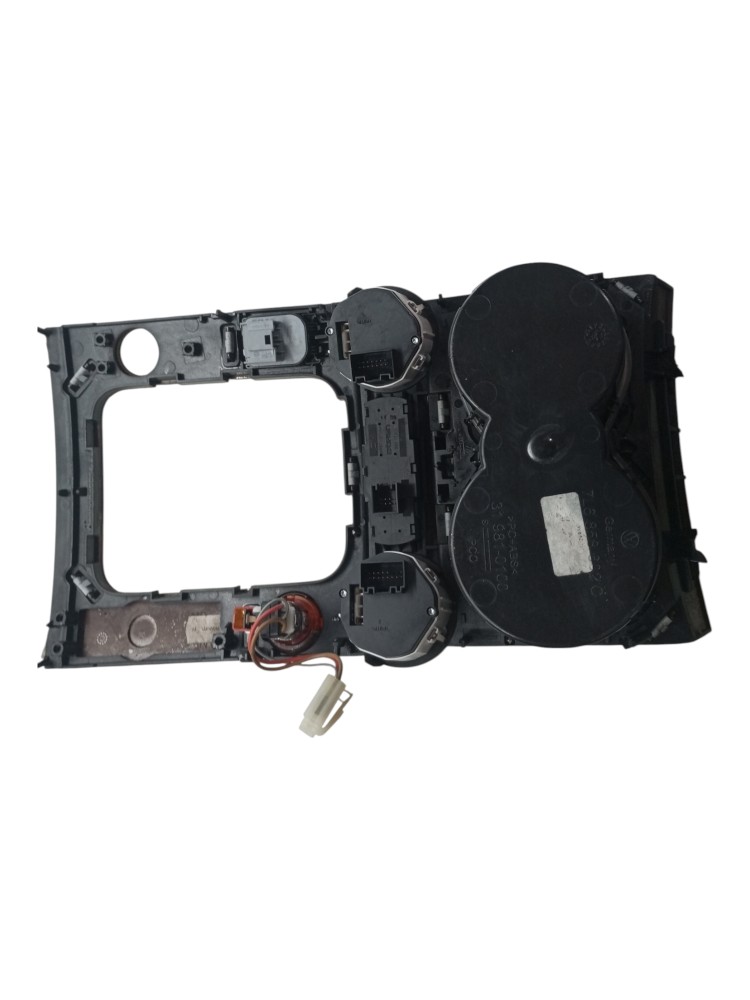 Acabamento Console Central Vw Touareg 2007 2010 Porta Copos 4