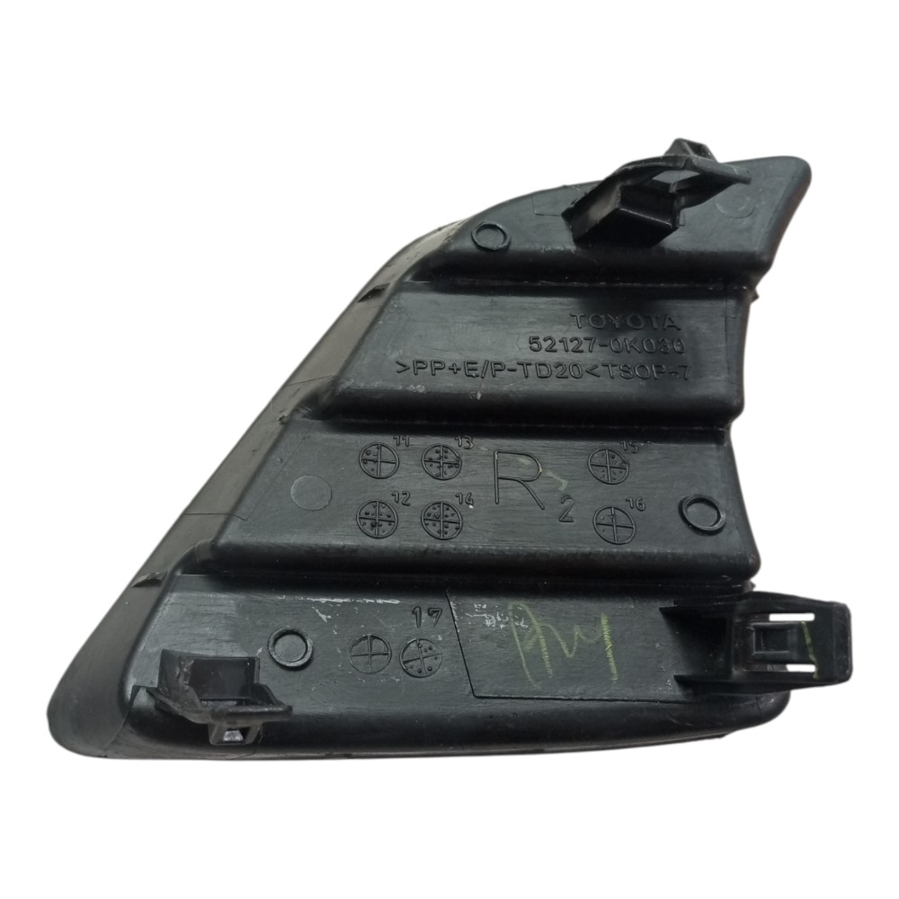 Moldura Parachoque Toyota Hilux 2011 2015 Lado Direito Usado Preto Direito 4