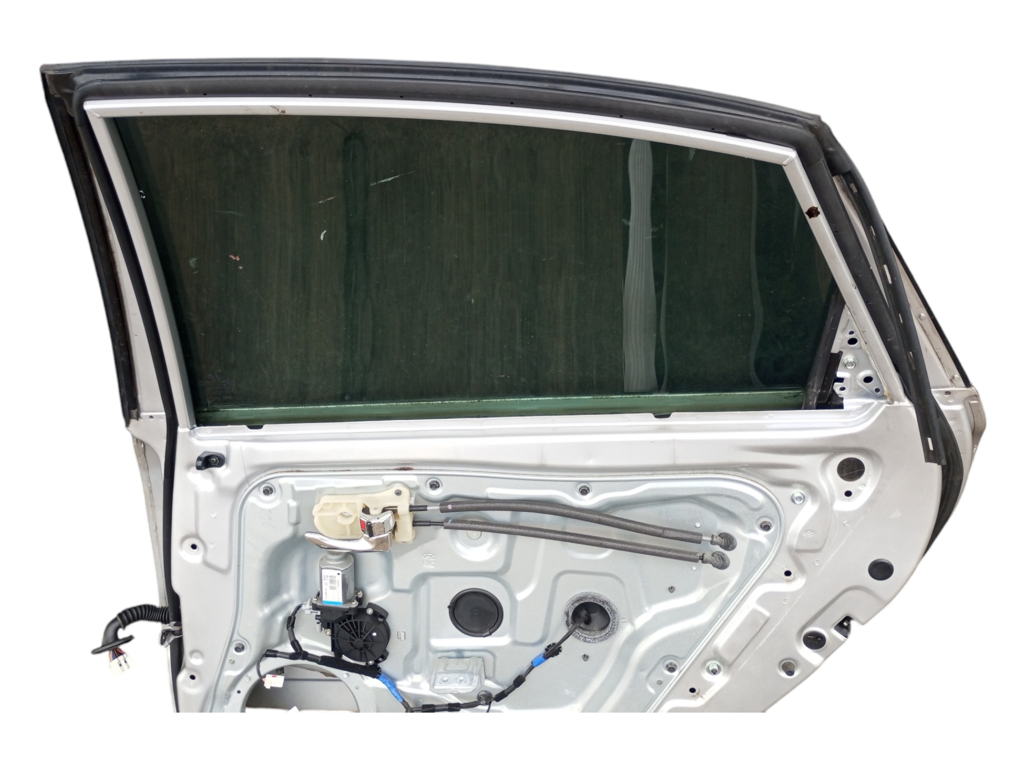 Porta Azera 2008 2009 2010 2011 Traseira Direita Hyundai  Traseira Direita Prata 8