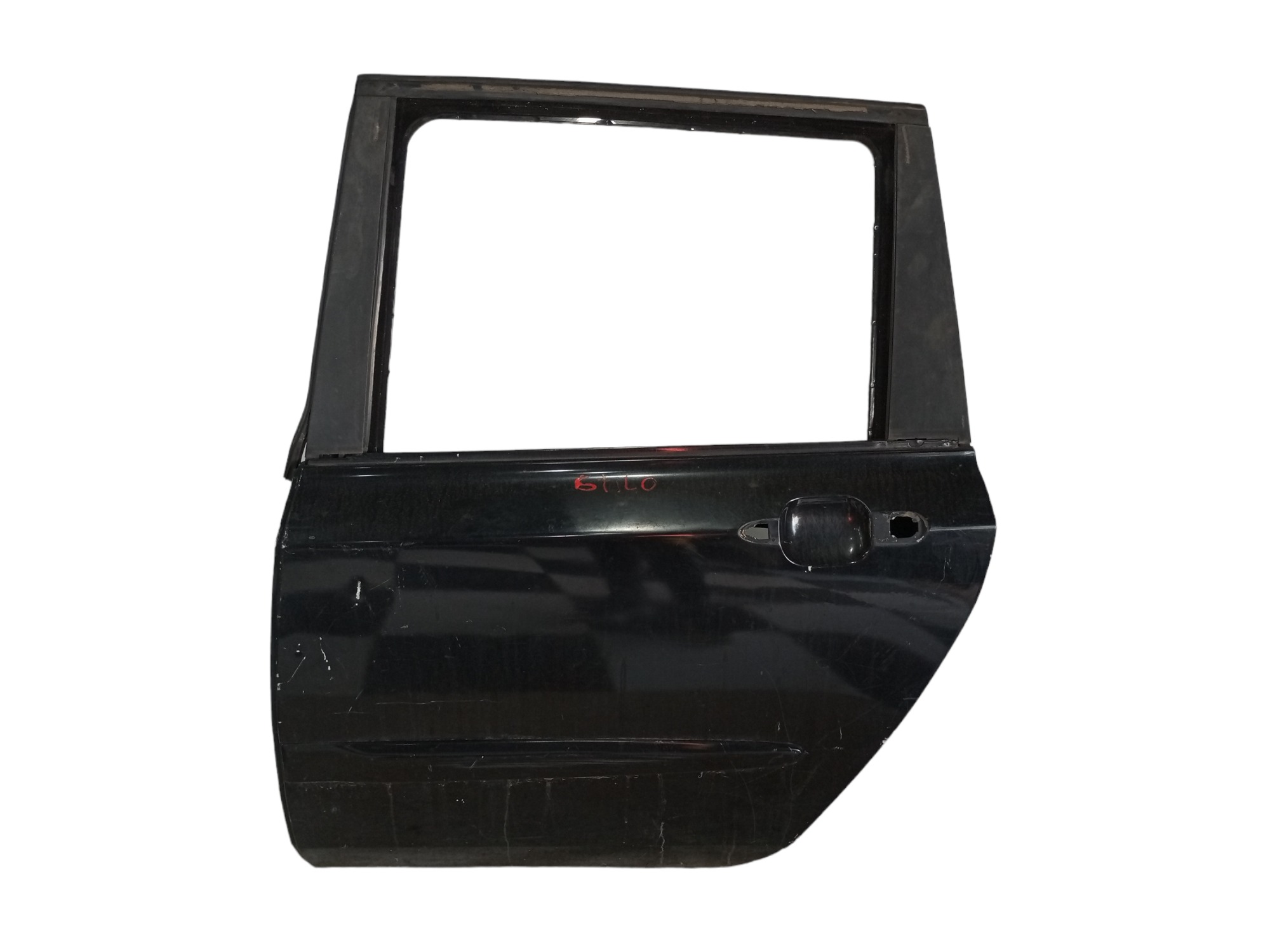 Porta Fiat Stilo 2003 2004 2005 2006 2008 Traseira Esquerda Preto 1