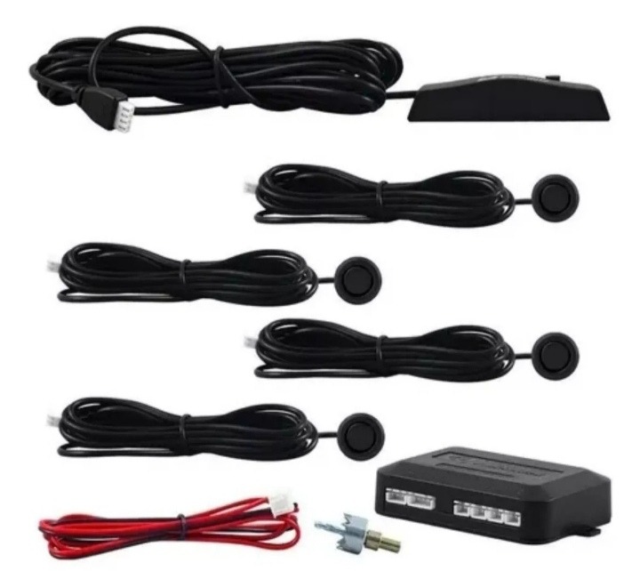 Sensor Estacionamento 4 Ponto Universal Tiger Auto Ré