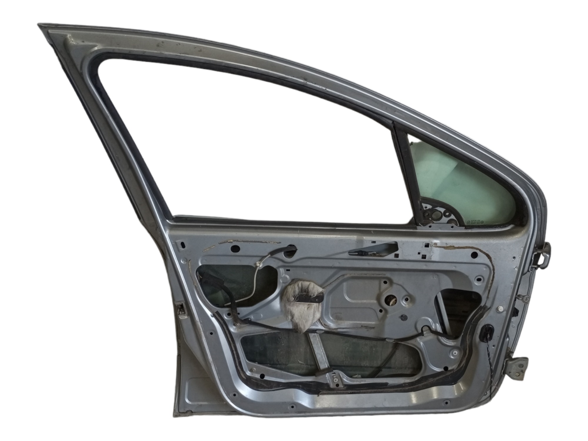 Porta Peugeot 307 2006 2008 2010 2012 Dianteira Esquerda Dianteira Esquerda Prata 7