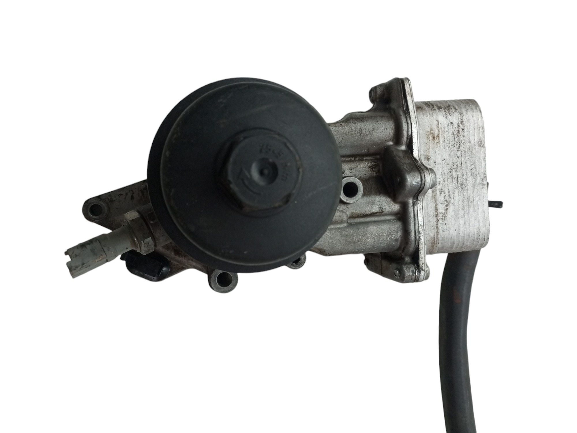 Suporte Filtro Oleo Resfriador C4 307 308 408 2.0 2012 2014 Cinza 1