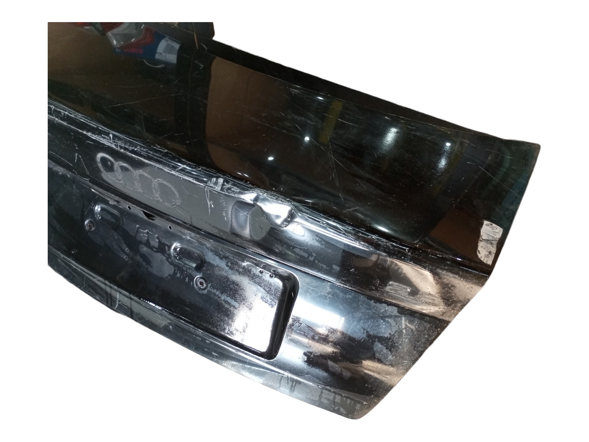Tampao Tampa Traseira Audi A4 98 99 2000 2001  Porta Malas Preto 6