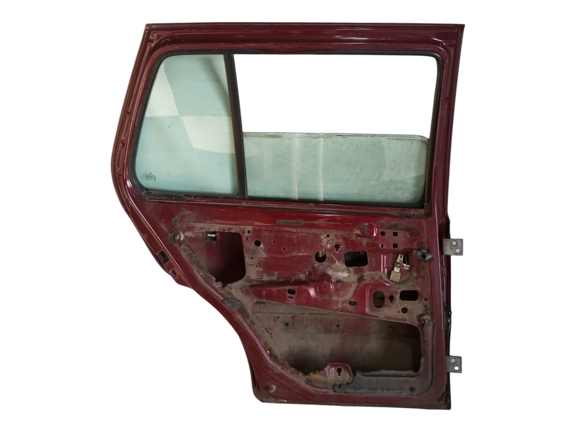 Porta Golf 93 94 95 96 97 98 Traseira Esquerda Volkswagen Traseira Esquerdo Vermelho 6