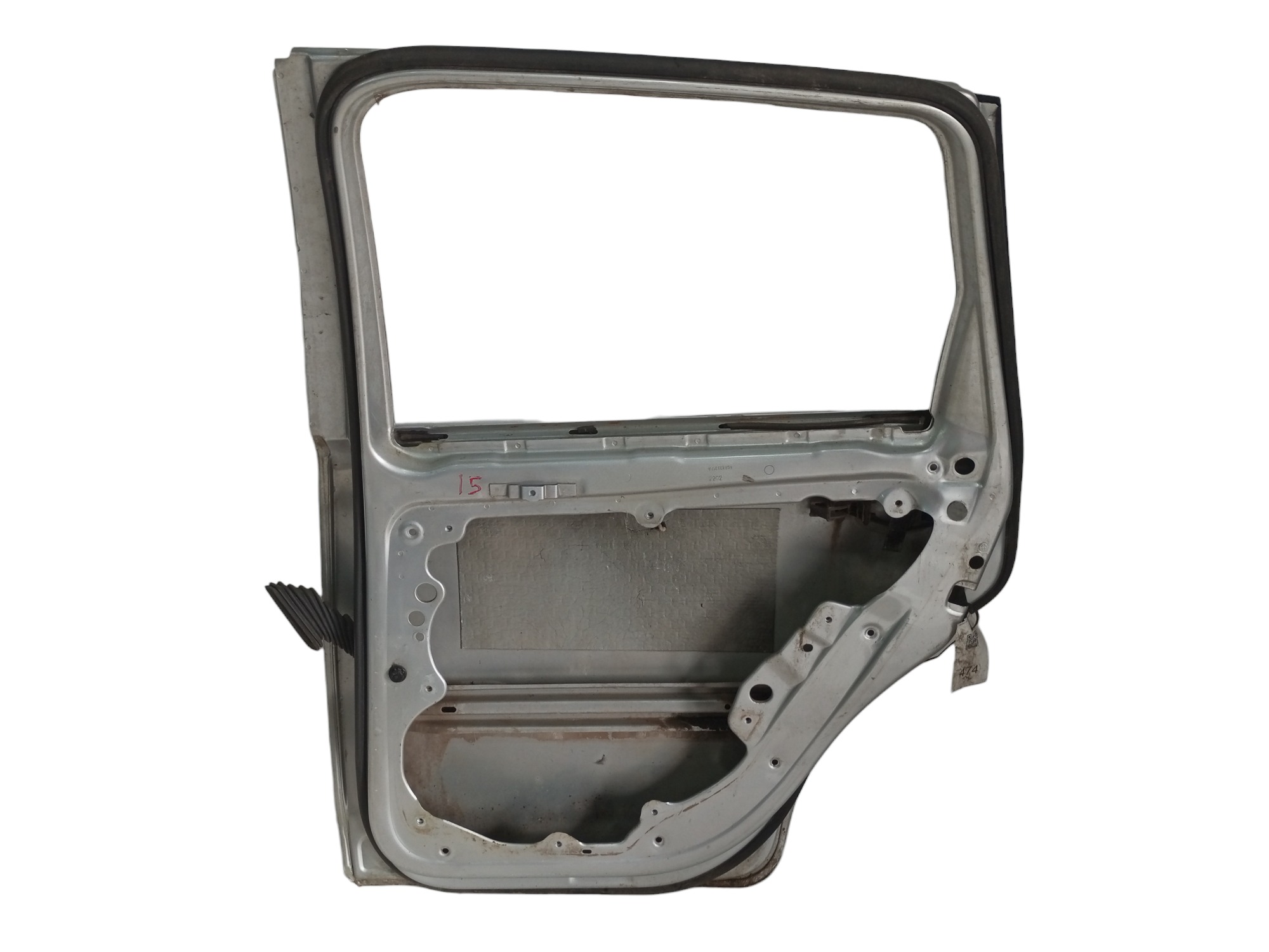 Porta Polo 2005 2006 2007 2008 Traseira Direita Volkswagen Traseira Esquerda Prata 7