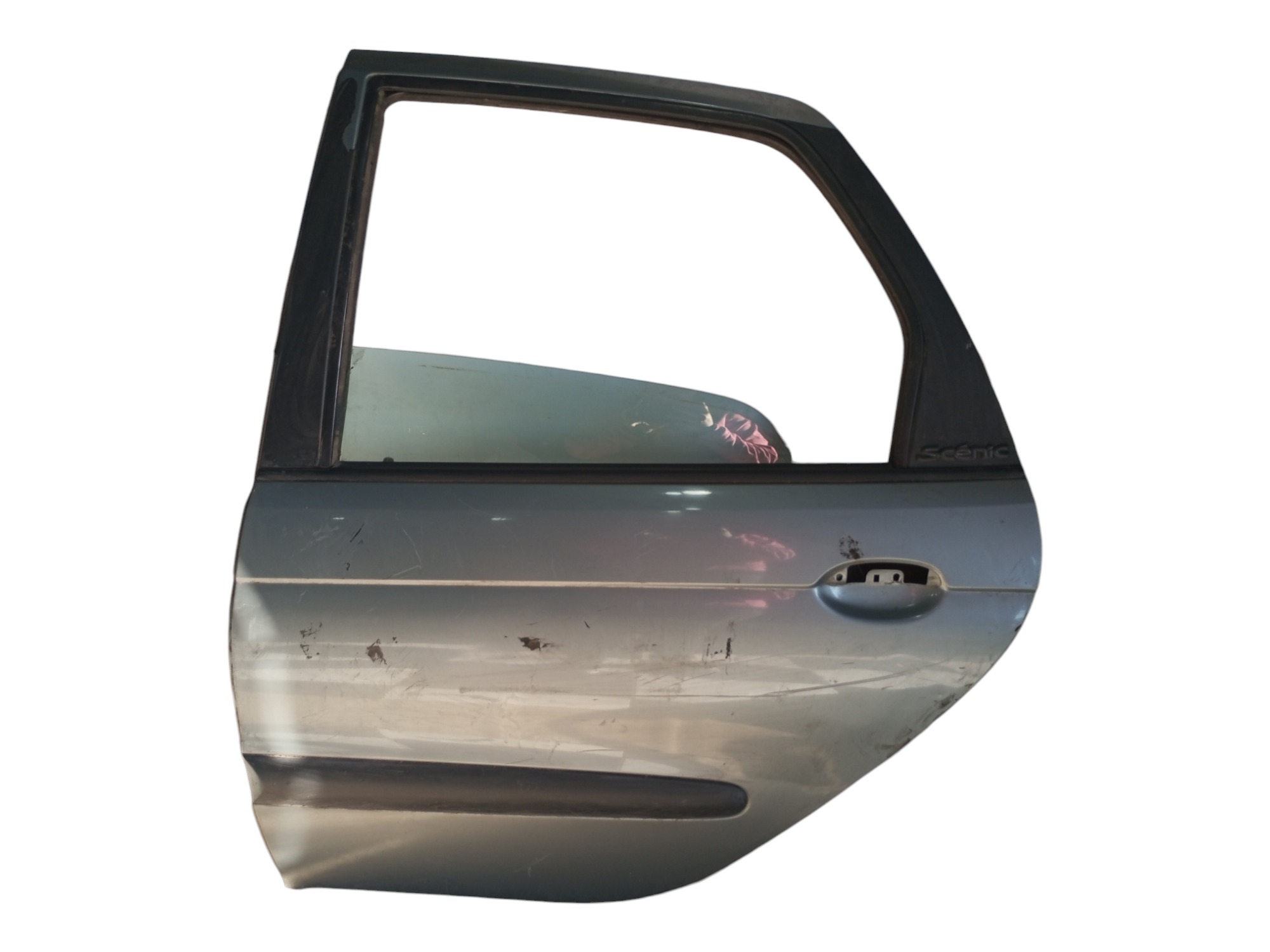 Porta Scenic 99 2000 2001 2002 2005 2008 Traseira Esquerda  Traseira Esquerda Prata 1