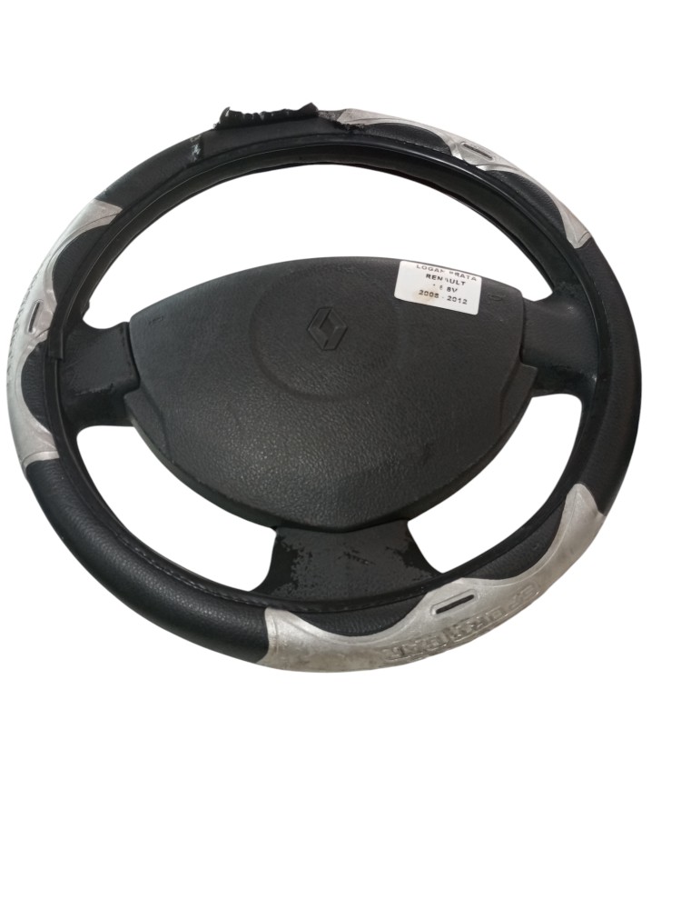 Volante Direcao Renault Logan 1.68v 2008 2009 2010 2011 2012 Preto 2
