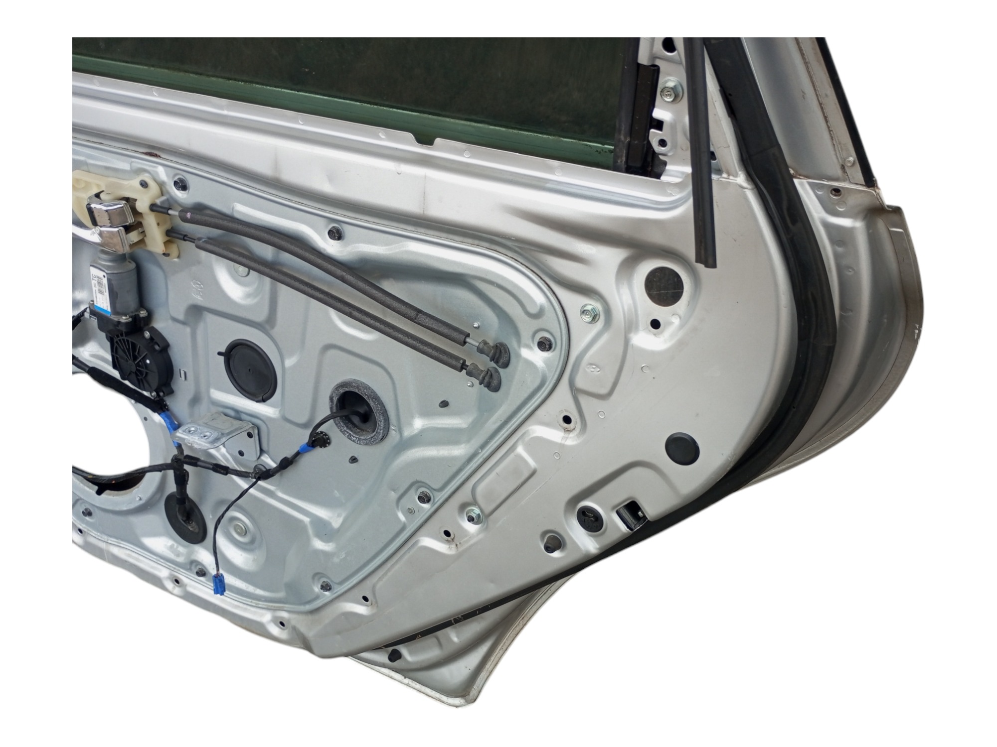 Porta Azera 2008 2009 2010 2011 Traseira Direita Hyundai  Traseira Direita Prata 7