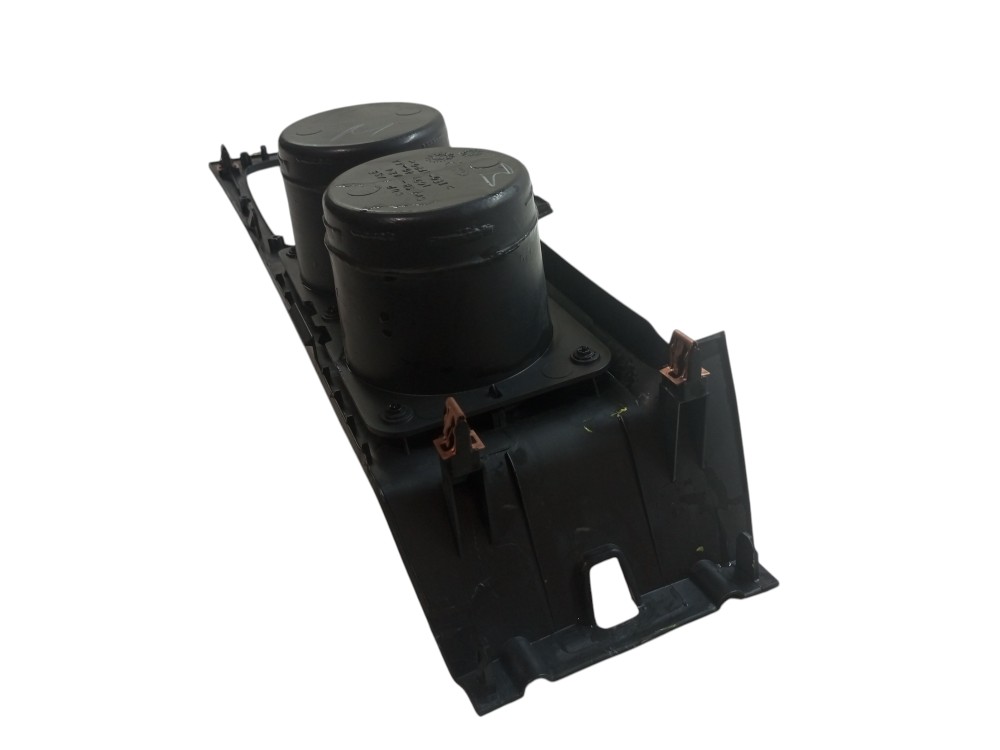 Moldura Console Porta Copo Fusion 2006 2007 2008 Usado Preto 2