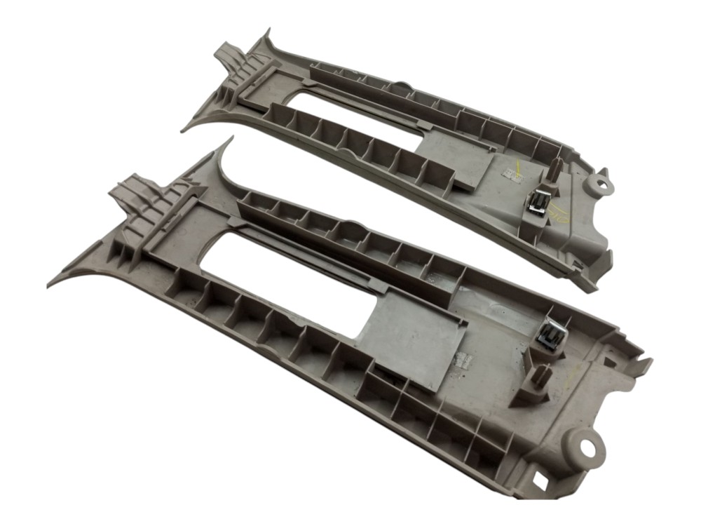 Moldura Acabamento Coluna Cinto Ford New Fiesta 2007 Par 6