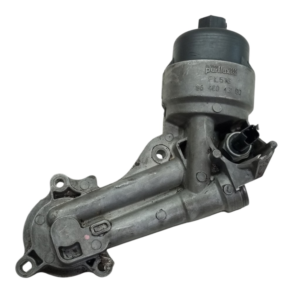 Suporte Filtro Oleo Peugeot 206 207 1.4 2004 2013 Original Preto 1