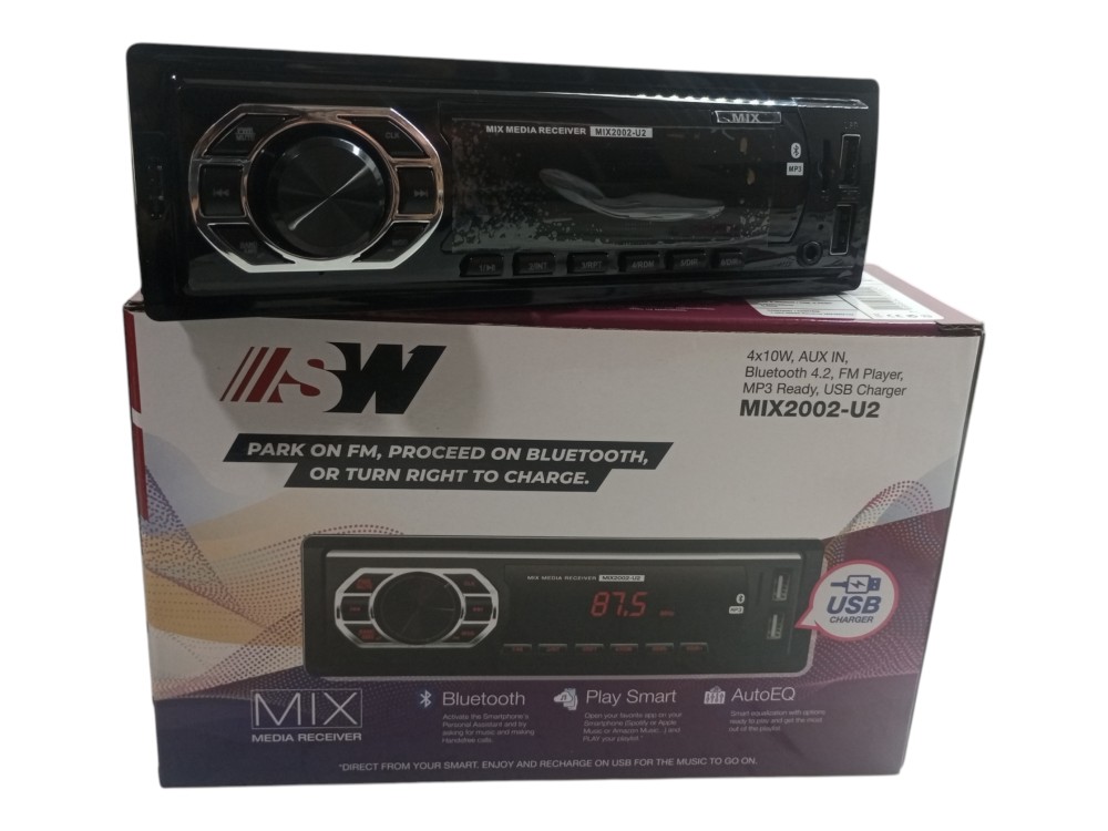 Radio Automotivo Bluetooth 4.2 Am Mp3 Usb Com Controle