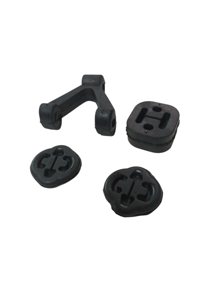 Kit 4 Coxim Borracha Escapamento Gol Parati Saveiro 99 2012 8