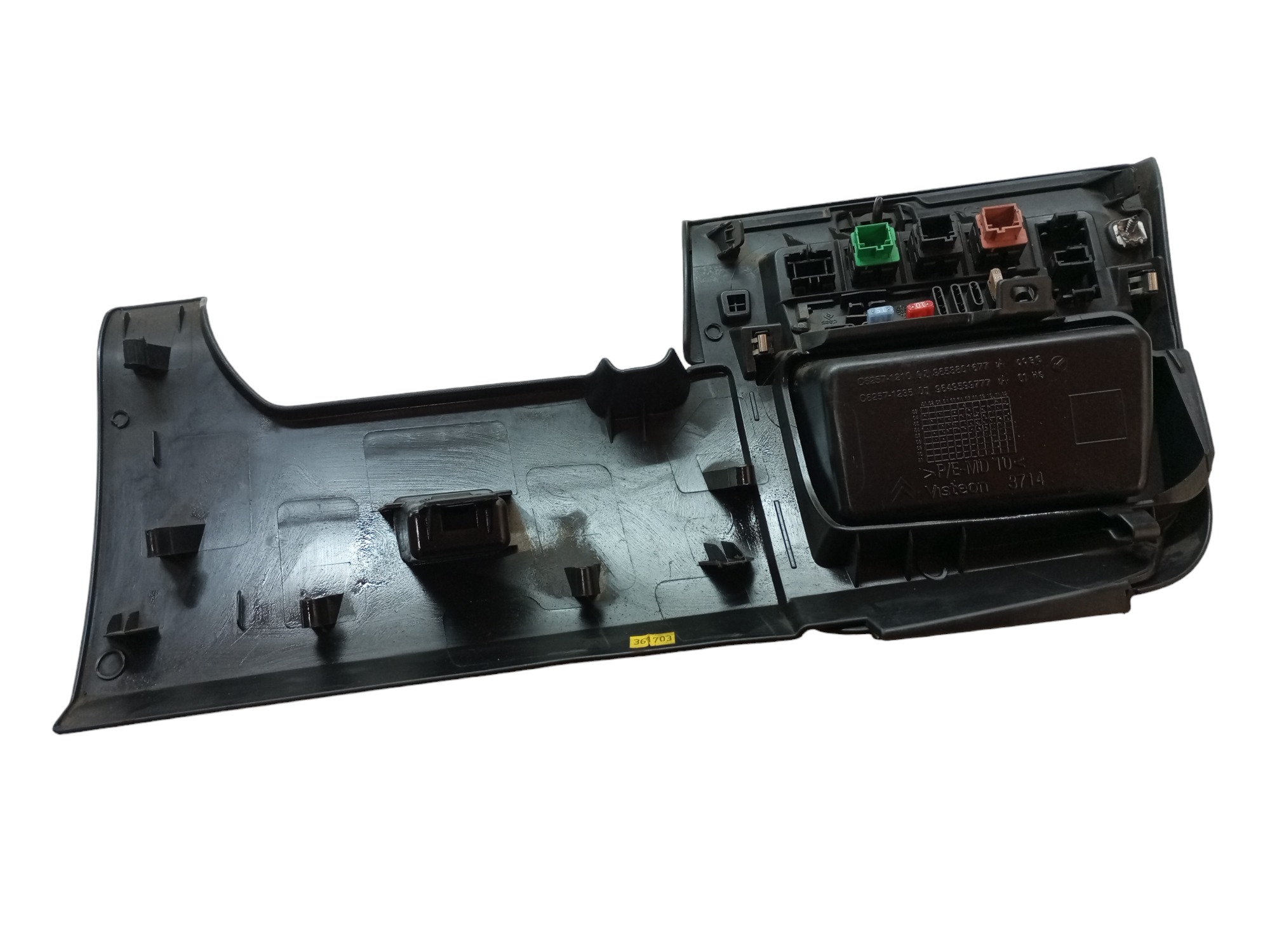 Acabamento Painel Inferior Citroen C4 Pallas 2008 2010 2012 Preto 6