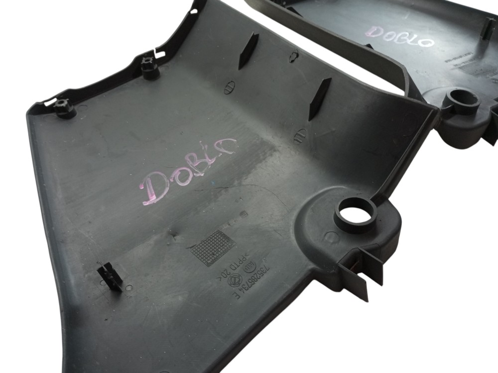 Moldura Coluna Central Doblo 2002 2005 2010 Inferior Par 5