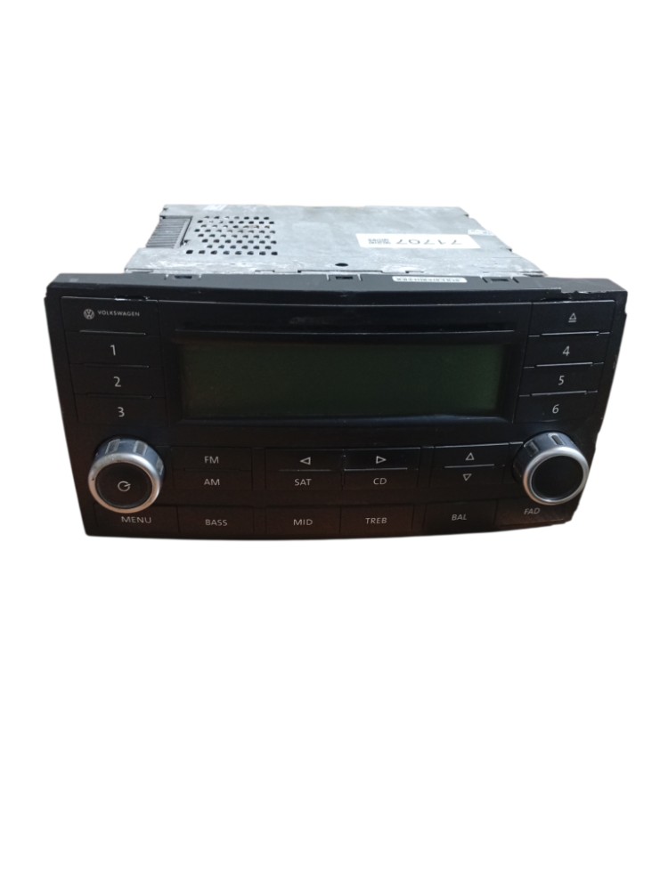 Radio Cd Player Volkswagen Touareg 2004 2005 2007 2010 Preto