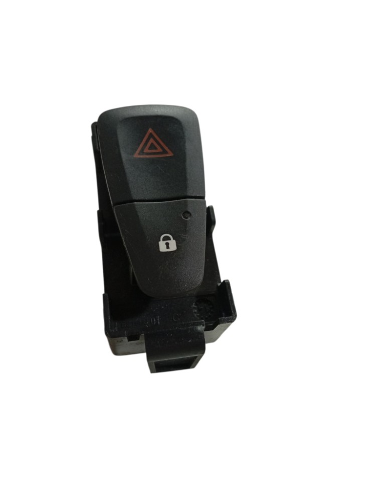 Botao Pisca Alerta Renault Logan Sandero 2008 2010 2018 Preto 1