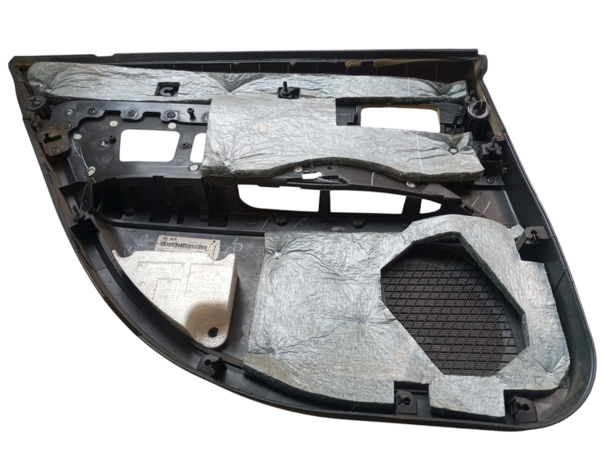Forro Porta Ford Fusion 2007 2008 2009 Traseiro Direito 2.3  Preto 2