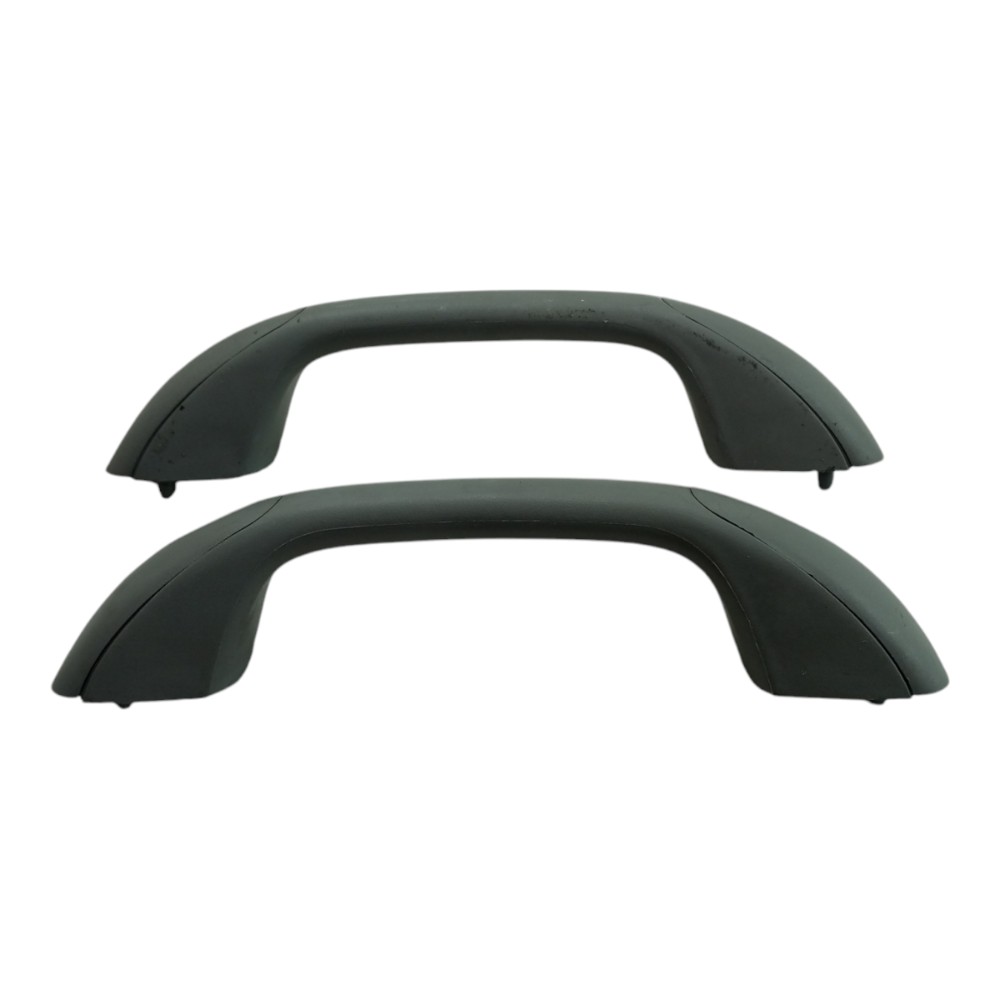 Puxador Alca Teto Renault Logan 2008 2009 2010 2011 2012 Par Cinza 4