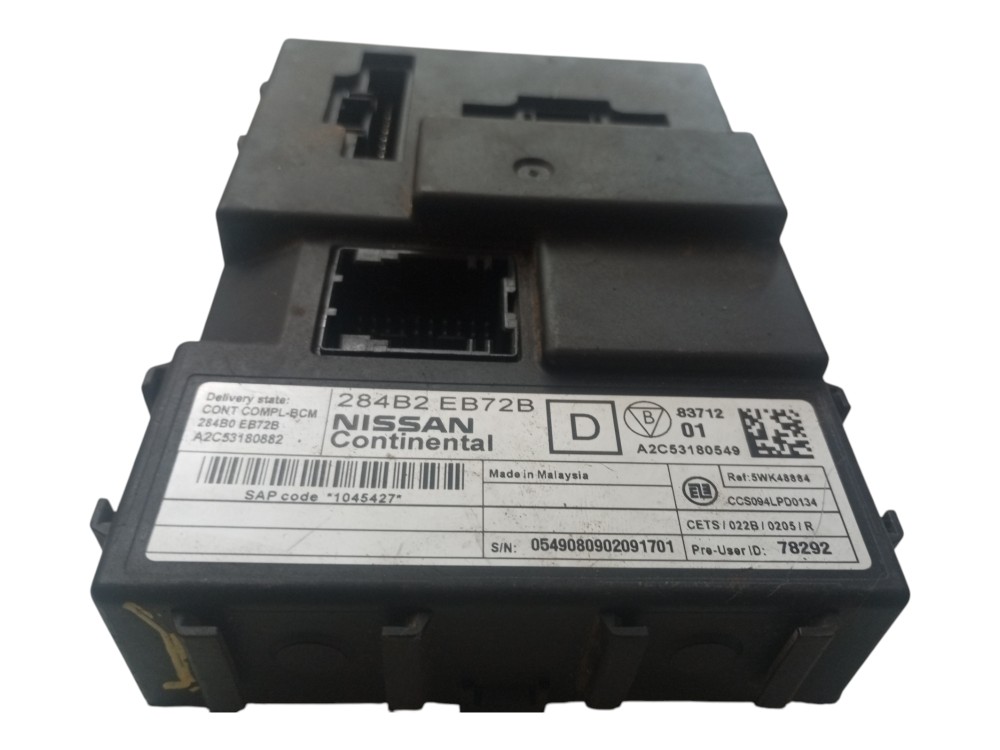 Modulo Conforto Bcm Nissan Frontier 2008 2013 Usado 3