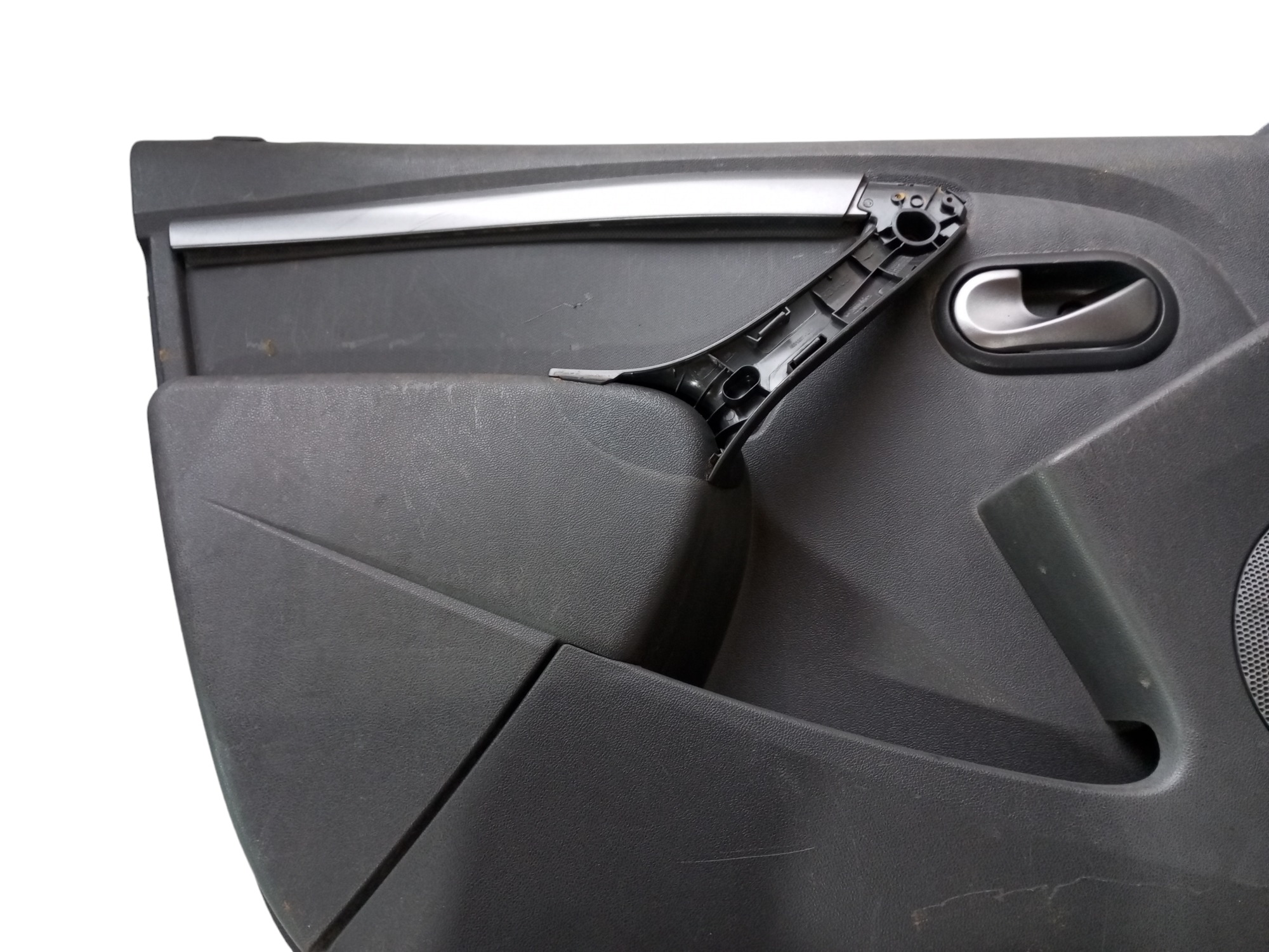 Forro Porta Renault Sandero 2008 2013 Dianteiro Esquerdo Cinza 7