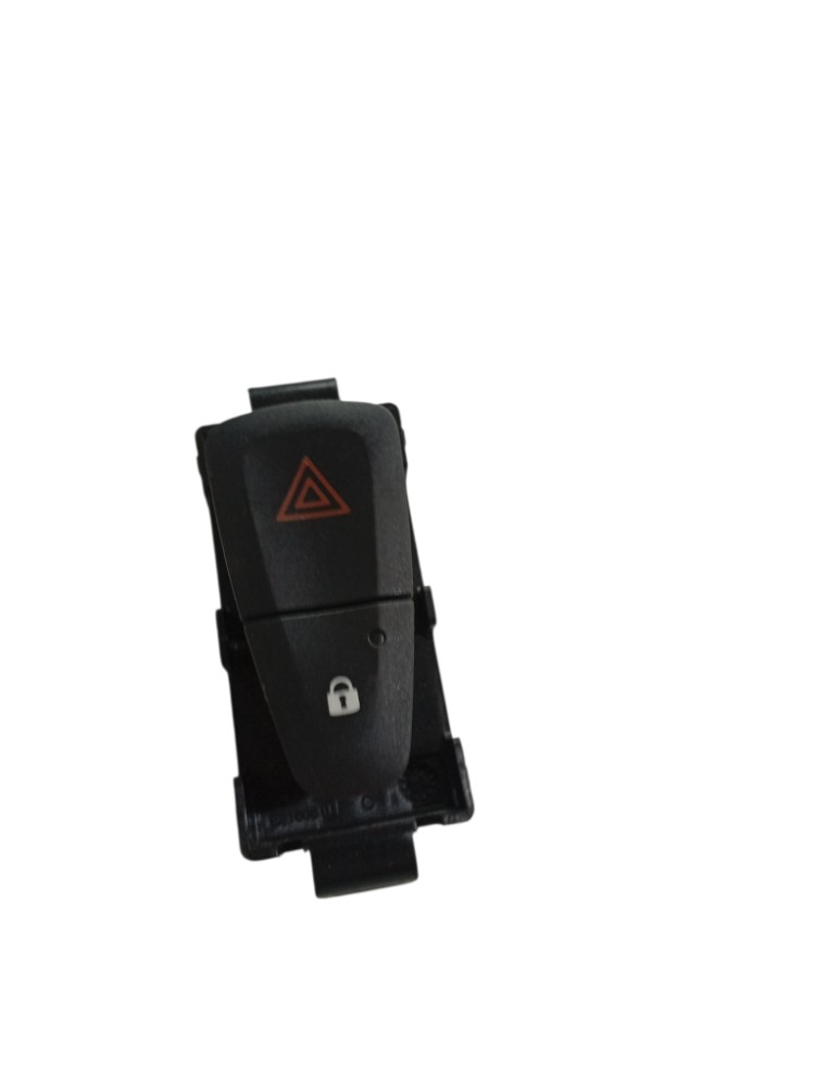 Botao Pisca Alerta Renault Logan Sandero 2008 2010 2018 Preto 3