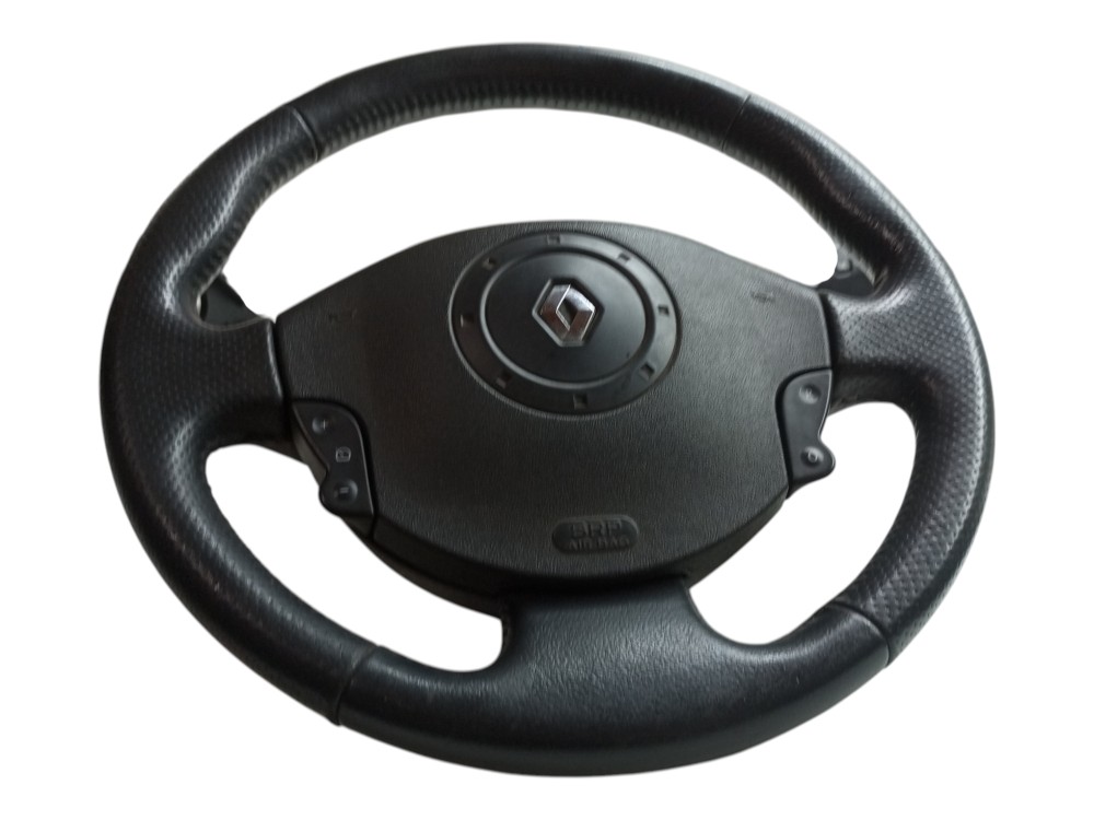 Volante Direcao Renault Megane 2008 2010 2013 Usado Preto 4