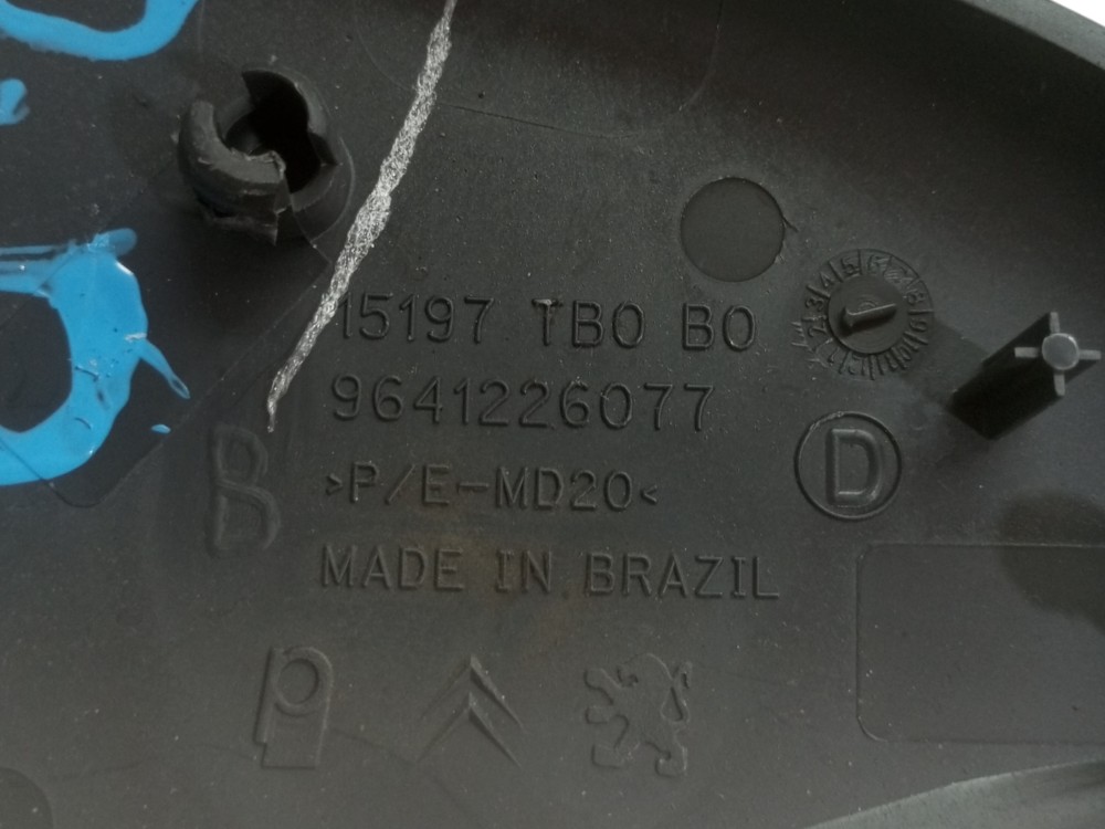 Moldura Retrovisor Interno C3 2003 2012 Dianteiro Direito 5