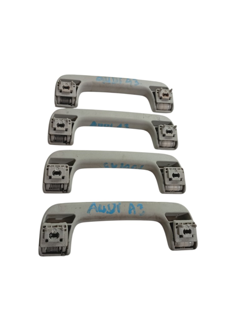 Kit Puxador Alca Teto Audi A3 Sportback 2.0 2007 2010 2012 Cinza 2