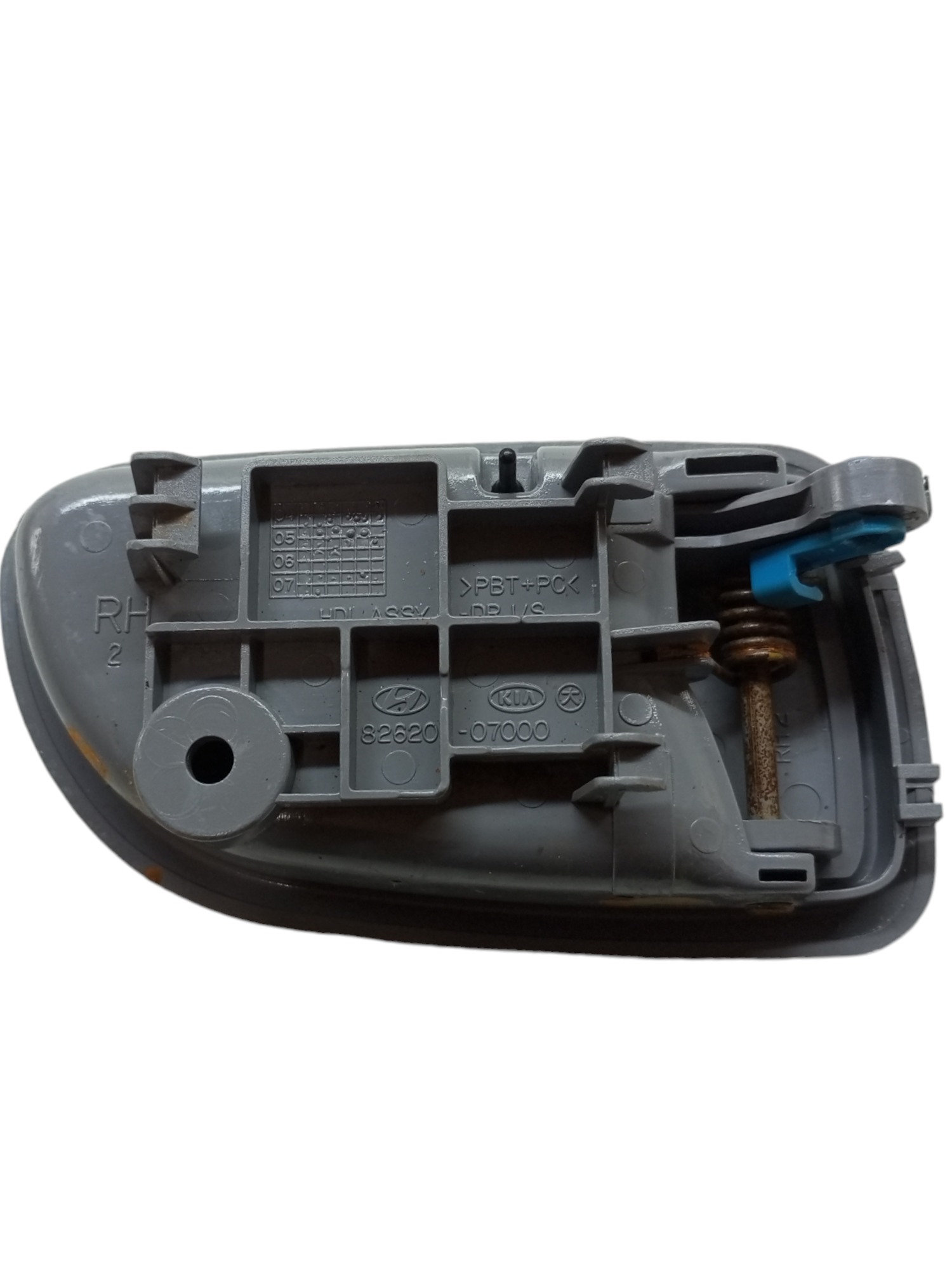 Macaneta Interna Kia Picanto 2007 2008 2009 Lado Direito  Cinza Dianteira/traseira 2