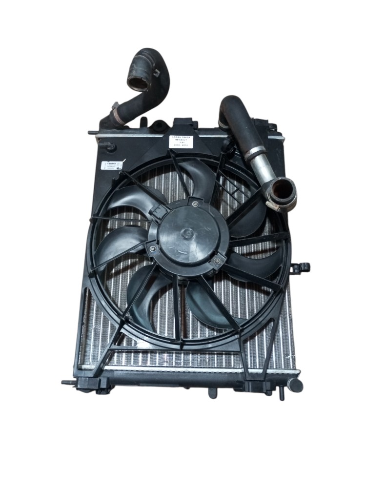 Radiador Defletor Ventoinha Logan 1.6 8v 2008 2009 2010 2012 3