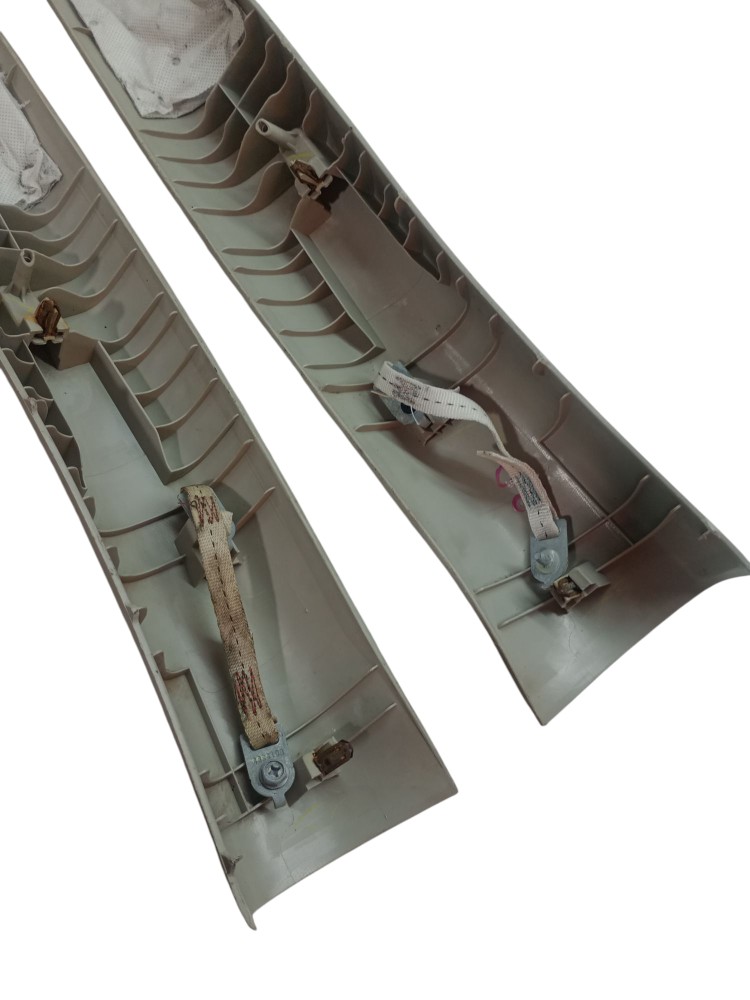 Moldura Interna Coluna Parabrisa Sentra 2007 2010 2013 Par Cinza 3